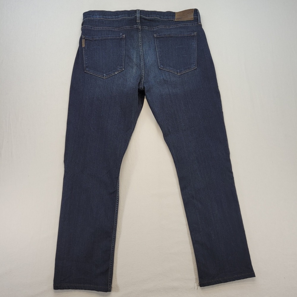 Paige Federal Jeans Mens 36x30 Blue Slim Straight Dark Wash Stretch Denim